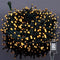 WATERGLIDE 98.5FT 300 LED Christmas Decorative String Lights, 8 Lighting Modes Waterproof Green Wire LED Fairy Light for Indoor Outdoor Christmas Party Garden Wedding Home Decoration (Warm White)