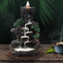 SOLEJAZZ Backflow Incense Burner Waterfall Incense Holder Mountain Tower Incense Holders, with 120 Backflow Incense Cones, 30 Incense Sticks, Home Decor Aromatcherapy Ornamen
