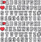 74+2 Pcs Letters Numbers Shoe Charms, Double A-Z Letters & 0-9# Numbers Charms for Clogs Wristbands Bracelets,for Men Women Adult Kids Boys Girls Teens Party Favors