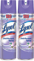 Lysol Disinfectant Spray, Sanitizing and Antibacterial Spray, For Disinfecting and Deodorizing, Early Morning Breeze, 2 Count, 19 fl oz each