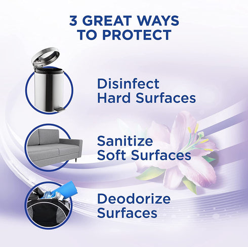Lysol Disinfectant Spray, Sanitizing and Antibacterial Spray, For Disinfecting and Deodorizing, Early Morning Breeze, 2 Count, 19 fl oz each