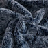 Yaoshuho Fluffy Faux Fur Pillow Covers Ombre Shaggy Pillow Shams Plush Mink Velvet Decorative Throw Pillows Cases Zipper Closure, Set of 2 (Denim Blue, 20" x 26" Inch)