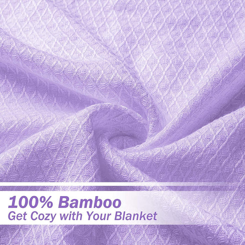 LAGHCAT Cooling Blankets, Summer Cooling Blankets for Hot Sleeper Night Sweat, Thin Blanket Cold Cool Lightweight Bamboo Blanket for Couch Bed, Blanket Cozy Soft for All Season Use