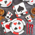 Casino Party Bundle, Includes Plates, Napkins, Cups, and Cutlery (24 Guests,144 Pieces)