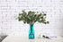 ZHIIHA Pack of 6 Eucalyptus Stems Artificial Silver Dollar Leaves Artificial Greenery Faux Holiday Greens Flower Leaf Arrangement for Home Decor