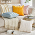 Top Finel Decorative Throw Pillow Covers 20 X 20 Inch,Soft Solid Velvet Pillow Covers Cushion Case for Sofa Bedroom 50 X 50 cm (Pack of 2) Cream White