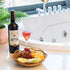 Fruit And Vegetable Storage Round Wicker Baskets Rattan For Serving Potatoes Onions Bread Decor Basket Stackable Set 2 Fruit Holder For Kitchen Countertop Organizing Bathroom Toys Craft (Honey Brown)