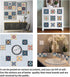 kakofaci Decorative Tile Stickers 20 Pcs 6x6 inches. Peel & Stick Adhesive Tile Stickers. Home Decor. Staircase. Furniture Decor. Backsplash Tile Stickers.