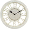 Equity by La Crosse 20857 11.5" Delaney Floating Dial Quartz Clock, Antique White