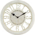 Equity by La Crosse 20857 11.5" Delaney Floating Dial Quartz Clock, Antique White