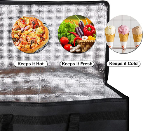 Insulated Food Delivery Bag Cooler Bags Keep Food Warm Catering Therma for doordash Catering Cooler Bags Keep Food Warm Catering Therma for doordash Catering Shopper Accessories hot XL XXL