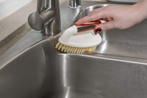 Evriholder Copper Lane Cleaning, Elegant Farmhouse Style Heavy Duty Brush