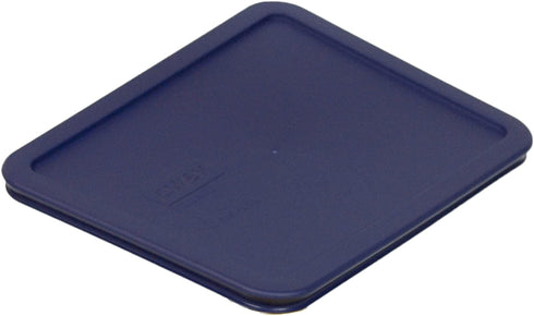 Pyrex Bundle - 4 Items: 7211-PC 6-Cup Blue Plastic Food Storage Lids