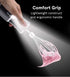 Gourmia GHB2360 12 Speed Illuminating Immersion Hand Blender with Turbo Mode - Comfortable Ergonomic Handle - Whisk Attachment Included - Integrated LED Spotlight - 300 Watt Motor - Black