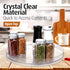 Lazy Susan Turntable Organizer - for Kitchen, Pantry, Cabinet, Dining Table, Refrigerator, Countertop - Clear Spinning Lay Susan- 11.5 Inches - by Homeries (2)