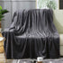 BEAUTEX Fleece Blanket Twin Size Grey Blanket Throw Super Soft Flannel Blanket Lightweight Fuzzy Plush Blanket for Couch Sofa or Bed All Seasons (Graphite Grey, 60" x 80")