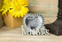 Mr & Mrs Silver Heart Jewel Encrusted 3.5 Inch Tabletop Wedding Picture Frame