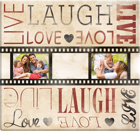 MCS MBI 13.5x12.5 Inch Filmstrip Scrapbook Album with 12x12 Inch Pages with Two Photo Openings (860107)