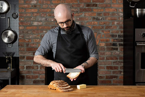 Babish 6.5" German Steel Cutlery, Santoku Knife