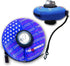 BLUE SMALL - Human Bobber Inflatable Floating Drink Holder – Beverage Bobber Drink Float for Tumblers, Yeti, Tervis, or Wine Bottle in the Hot Tub, Pool or Boat (SMALL 12oz Cans or Bottles)
