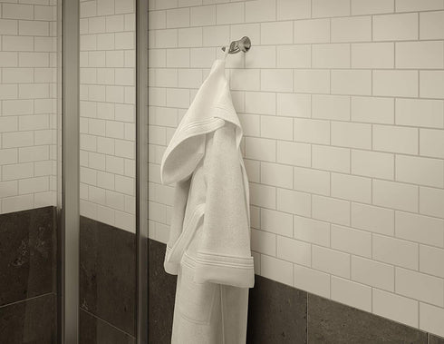 Symmons 553RH Elm Wall-Mounted Double Robe Hook in Polished Chrome