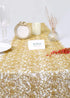 B-COOL 2 Packs Sequin Mesh Table Runner Glitter Gold Table Line for Graduation Party Supplies Romantic Wedding Runner Party Decorations 12x108 inch