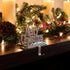 BIRDROCK HOME Merry Christmas Stocking Holder for Mantle - Christmas Decorations - Holiday Greetings - Mantle Fireplace Topper - Decorative Metal Hanger for Stockings - Home D©cor