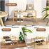 FILWH Bamboo Shoe Rack Stackable Shoe Shelf Storage Organizer for Unit Entryway Hallway and Closet Sturdy Freestanding Shoe shelf Natural (2 Tier)