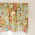 Waverly Spring Bling Valances for Windows Rod Pocket Curtains for Kitchen and Living Room, 52" x 18", Vapor