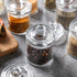 KMwares 12 Pack Set 3oz Small Mini Premium Quality Glass Storage/Spice Jars with Airtight Lids - Kitchen/Bathroom Organizer, Canisters, Food Storage, Arts/Crafts Project, Decoration