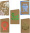 Iconikal Kraft Christmas Thank You Cards with Envelopes, Foil Embellished, 30-Count