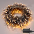 Seasonal Buddy 131FT 400LED Christmas String Lights (Warm White) Outdoor/Indoor Use(UL Certified)IP44 Waterproof) , Plug in Fairy String Lights for Christmas Tree Decoration, 8 Lighting Modes