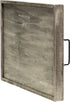 Elegant Designs HG2000-RGO Wood w-Handles Decorative Serving Tray, 15.5" x 12", Rustic Gray Our Nest