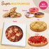 BAKEBERRY Pizza Boxes 10x10 White Pizza Boxes 10x10x2 inches Bakery Boxes With Window 10x10 Boxes Bakery Pie Boxes For 9 Inch Pie Sturdy 10 In Pie Boxes 10 Inch Pizza Box White Pizza Boxes 10x10 Pie Boxes 10x10 Bakery Boxes And Cookie Boxes for G