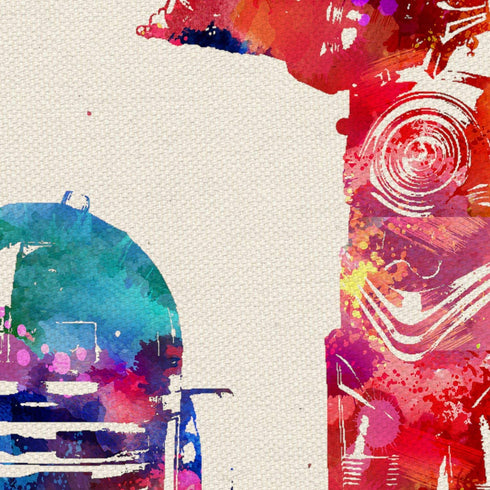 nacnic Prints Star Wars Waterolor Style War of Galaxies - Set of 1-250g Paper - Beautiful Poster Painting for Home Office Living Room