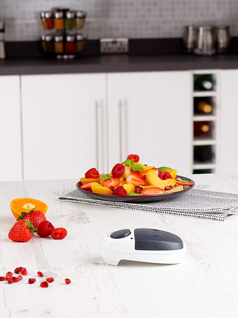 ZYLISS Electronic Can Opener, Gray/White