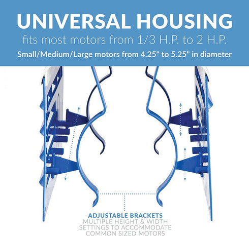 Blue Devil Adjustable Motor Cover