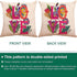 ZUEXT Spring Floral Love Throw Pillow Covers 16x16 Inch, Set of 4 Square Cotton Linen Outdoor Cushion Pillowcases for Sofa Couch Home Decor Valentines Mother's Birthday Day Housewarming Gift