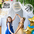 42 Pieces Birthday Bobo Balloon Decorations Include 30 Pieces 18 Inch Bubble Transparent Balloons and 12 Pieces Happy Birthday Bobo Balloon Stickers for Birthday Party Indoor and Outdoor Supplies