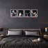 Football Watercolor Wall Art Decor Prints - Set of 4 (8x10) Inch Unframed Poster Photos - Bedroom