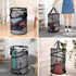 Portable Collapsible Popup Laundry Hamper, Foldable Mesh Round Laundry Basket with Reinforced Durable Handles, Large Clothes Hamper for Kids Room / College Dorm / Travel, Easy to Storage and Open