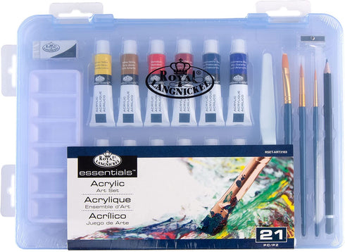 Royal & Langnickel Essentials Clear View Acrylic Painting Set, Small