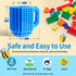 Build on Brick Mug for Kids Adults Boys, Cusod Novelty Coffee Mugs Compatible with Lego, Fun Coffee Mugs for Birthday Festival Gift Ideas, 16OZ Unique Cool DIY Cups, Block Buddy Mug with 6 in 1 Blocks