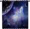 Blackout Curtains Kids Room Darkening Curtains Space Cosmic Sky Stars in Galaxy Nebula Cosmos 52" Wide x 45" Long Thermal Insulated Grommet Top Window Curtains for Bedroom