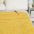 SOCHOW Sherpa Fleece Throw Blanket, All Seasons Lightweight Fuzzy Warm Super Soft Plush Blanket for Bed, Sofa and Couch, 50 x 60 inches, Mustard Yellow