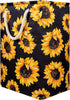 Sunflowers Laundry Hamper, 72L Large Collapsible Tall Laundry Basket Waterproof Dirty Clothes Bag with Cotton Ropes Handles Washing Storage Bin for Clothes, Toys, Nursery, Bedroom, Bathroom, College