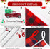 6 Pieces Cotton Christmas Kitchen Towels Buffalo Plaid Christmas Kitchen Towels and Dish Towels Christmas Kitchen Decor Hand Towels for Decorations , Favors Cooking and Baking ,16 x 24 Inch
