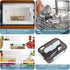 Bento box adult lunch box,lunch box kids,1500ML for lunch,Microwave & Dishwasher & Freezer Safe, BPA Free (BLACK)