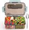 Bento box adult lunch box,lunch box kids,1500ML for lunch,Microwave & Dishwasher & Freezer Safe, BPA Free (BLACK)