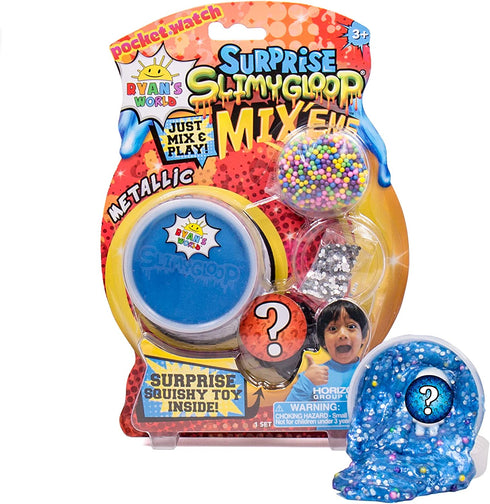 RYAN'S WORLD Surprise Mix'ems, Pre-Made Slime, Add-ins, Embellishments by Horizon Group USA